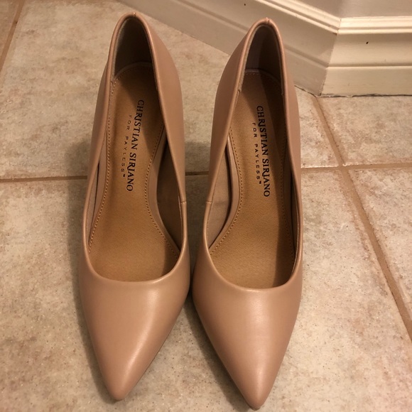 Christian Siriano Nude Heels - Picture 1 of 3